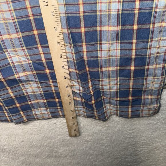 Vintage 90’s Bugle Boy Plaid Button Up Shirt Cotton Blend Size XXL NWT DEADSTOCK - Picture 8 of 8